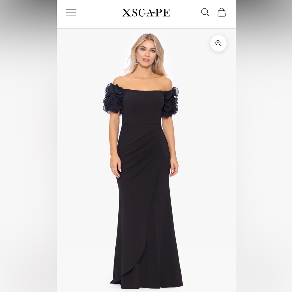 Elegant Black Off-Shoulder Dress